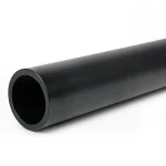 مواسير HDPE ضغط 6 بار PE 80 قطر خارجي 180 مم SDR 22 لون أسود