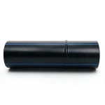 أنابيب بلاستيك HDPE ضغط 6 بار PE 80 قطر خارجي 580 مم سمك 31.7 مم لون أسود