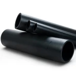 أنابيب HDPE ضغط اسمي 6 بار PE 80، قطر خارجي 710 مم، سمك 40.2 مم، أسود