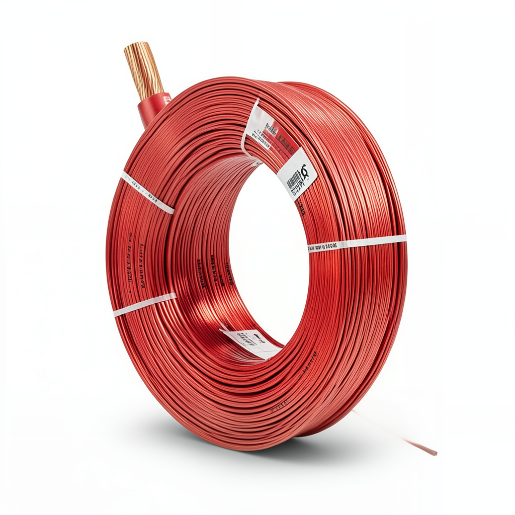 THHN/THWN Copper Cable PVC 105°C Insulation 0.82 mm² Diameter 2.2 mm 600 Volt 250 Feet Red | Al Fanar PVC 105