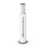 Stranded Wire 1.5mm 450/750V Copper Conductor 0.52mm Diameter PVC Insulation, White | Al Fanar