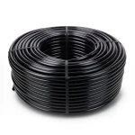 لفة أنابيب HDPE ضغط اسمي 10 بار PE 80 قطر خارجي 20 مم سمك 1.9 مم لون أسود