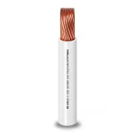Electrical Stranded Wire 50mm 450/750V Copper Conductor 1.86mm Diameter PVC Insulation, White | Al Fanar