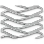Hot Rolled Expanded Metal Mesh Momawaj Design Thickness 5.8 mm Size 2.44×1 m