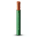 PVC Insulated Stranded Copper Single Electrical Wire 150mm, 450/750V Green | Al Fanar
