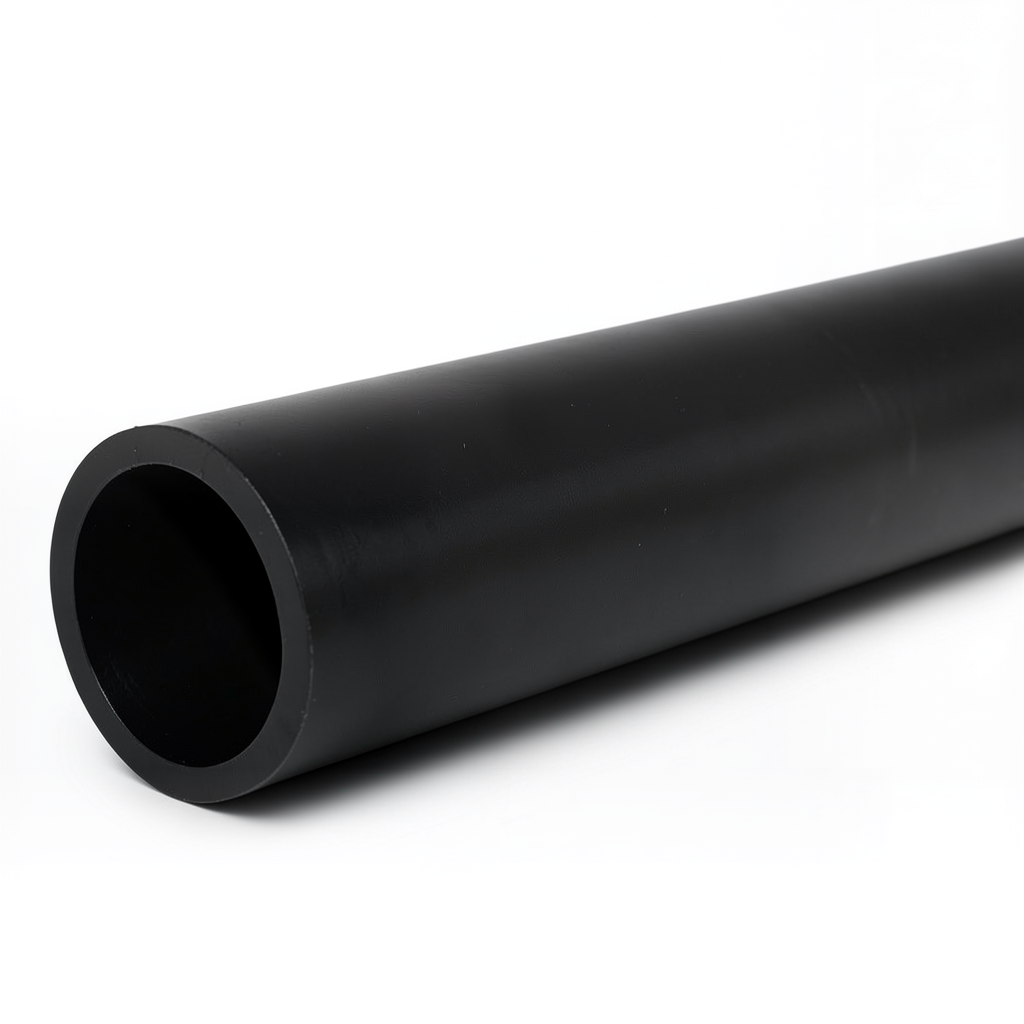 مواسير HDPE ضغط 6 بار PE 80 قطر خارجي 180 مم SDR 22 لون أسود