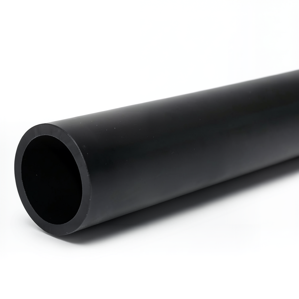 مواسير بلاستيك HDPE ضغط 6 بار PE 80 قطر خارجي 280 مم SDR 22 لون أسود