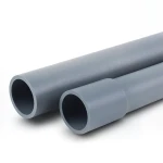 UPVC Pipes Sewage System Nominal Pressure 10 Bar Outside Diameter 225 mm Thickness 10.8 mm Gray