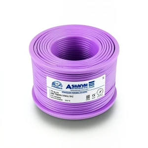 سلك كهرباء مجدول 70 ملم²، 450/750 فولت، معزول PVC 70°C، لون بنفسجي | شركة كابلات الشرقية للصناعة