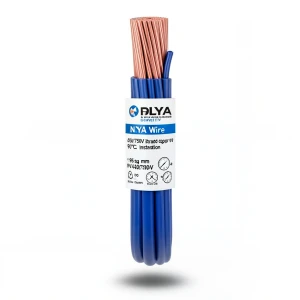 لفة سلك 95 مم2 NYA 450/750 فولت، نحاس مجدول عزل PVC 90°C، أزرق | شركة كابلات الشرقية للصناعة