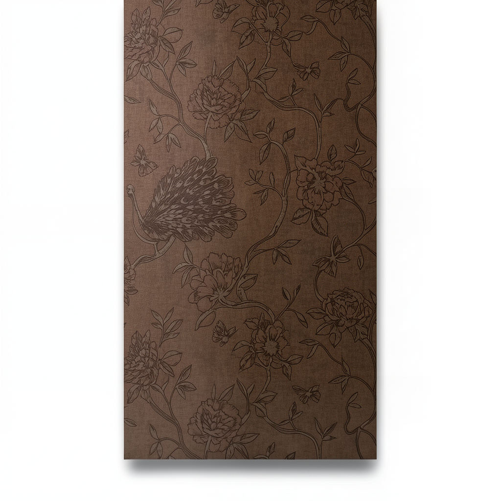 Dutch Floral Wallpaper 10 m x 0.53 m Brown, Model 18425