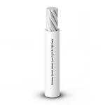 Electrical Stranded Wire 50mm 450/750V Copper Conductor 1.86mm Diameter PVC Insulation, White | Al Fanar