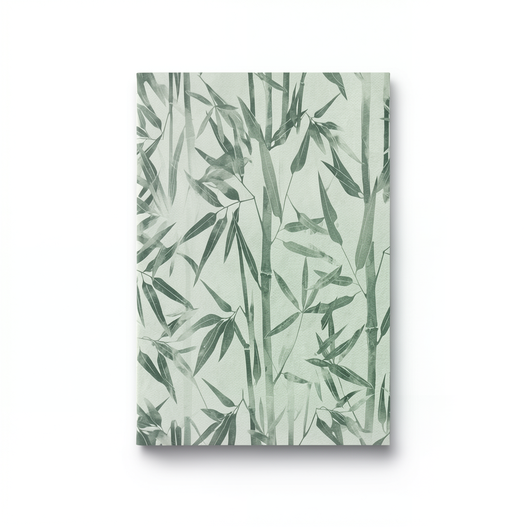 Italian Wallpaper Leaf-Patterned 10m x 0.73m Pale Green