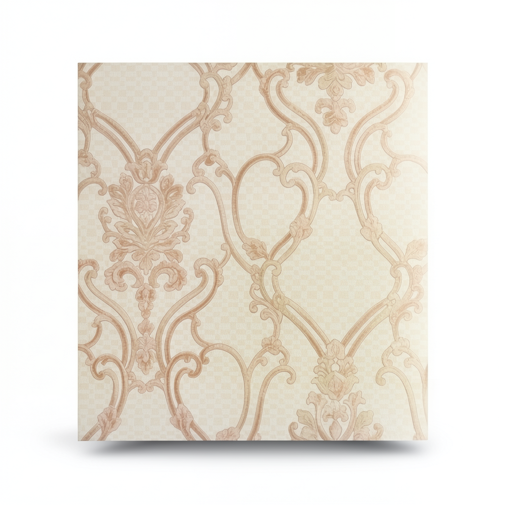Italian Wallpaper Classic Design 10m x 1.06m, Beige, Model 41310