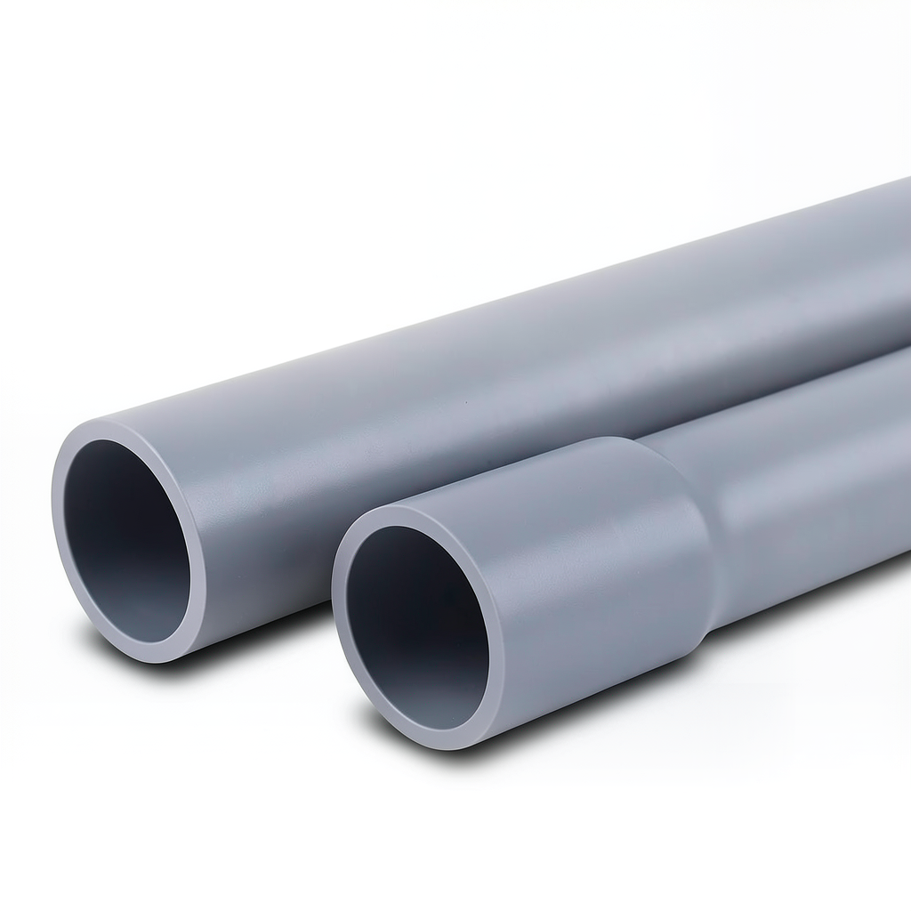 UPVC Pipes Nominal Pressure 10 Bar Outside Diameter 40 mm Thickness 1.90 mm Gray