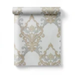 Wall Decoration Classic Design 10 m x 1.06 m Pale Gray, Model 41327