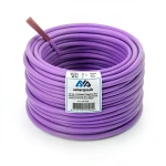 سلك مجدول 120 ملم²، 450/750 فولت، نحاس موصل، عزول PVC 70°C، لون بنفسجي | شركة كابلات الشرقية للصناعة