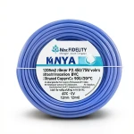 سلك كهرباء 120 مم2 450/750 فولت NYA، نحاس مجدول عزل PVC 90°C، ازرق | شركة كابلات الشرقية للصناعة