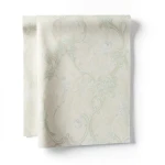 Italian Wallpaper Floral Design Pale Beige, Size 10mx0.73m