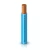 كابل نحاس THHN/THWN مقاس 3.31 مم² قطر 3.1 مم 600 فولت طول 500 قدم أزرق معزول PVC | شركة الفنار - Image 1
