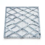 Galvanised Steel Expanded Metal Mesh Bahri Thickness 5.8 mm Width 1.22 m Length 2 m