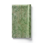 Italian Leaf-Patterned Wallpaper 10m x 0.73m, Green Color, Model Z90025