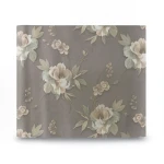 Italian Wallpaper Dark Beige Floral Design 10mx0.73m, Model 81130