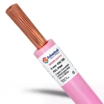 6 mm² Stranded Electric Wire 450/750V Copper Conductor PVC 70°C Pink | Asharqiyah Cables Company for Industry