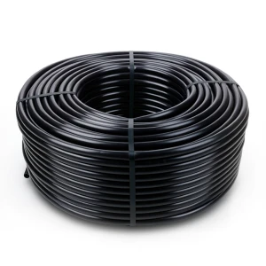 لفة أنابيب بلاستيك HDPE ضغط 3.2 بار PE 80 قطر خارجي 125 مم SDR 33 لون أسود