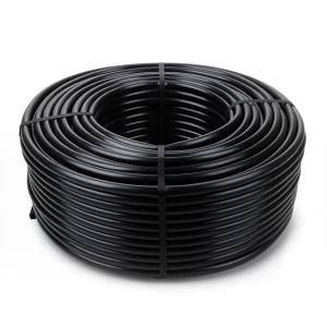 أنبوب HDPE ضغط اسمي 4 بار PE 80 قطر خارجي 40 مم سمك 1.8 مم لون أسود