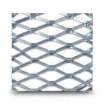 Galvanised Steel Expanded Metal Mesh Bahri Thickness 3.8 mm Width 1.22 m Length 3 m
