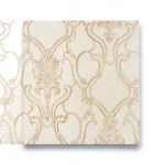 Italian Wallpaper Classic Design 10m x 1.06m, Beige, Model 41310