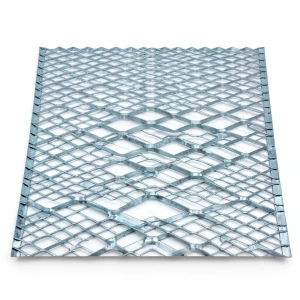 Galvanised Steel Expanded Metal Mesh Bahri Thickness 4.8 mm Width 1.22 m Length 3 m