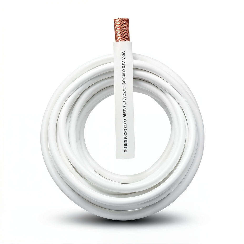 Flexible Tinned Copper Wire 35 sq mm 600/1000V, 0.4mm Diameter, PVC Insulation, White | Al Fanar