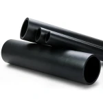 مواسير بلاستيك HDPE ضغط 6 بار PE 80 قطر خارجي 1200 مم سماكة 68 ملم لون أسود