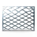 Galvanised Steel Expanded Metal Mesh Bahri Thickness 4.8 mm Width 1.22 m Length 2 m