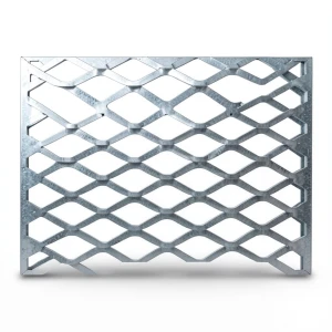 Galvanised Steel Expanded Metal Mesh Bahri Thickness 4.8 mm Width 1.22 m Length 2 m