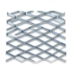 Galvanised Steel Expanded Metal Mesh Bahri Thickness 5.8 mm Width 1.22 m Length 2 m