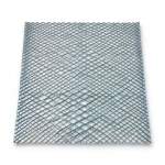 Galvanised Steel Expanded Metal Mesh Thickness 4.8 mm Width 1.22 m Length 4 m