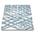 Galvanised Steel Expanded Metal Mesh Bahri Thickness 5.8 mm Width 1.22 m Length 4 m