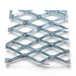 Galvanised Steel Expanded Metal Mesh Bahri Thickness 3.8 mm Width 1.22 m Length 3 m