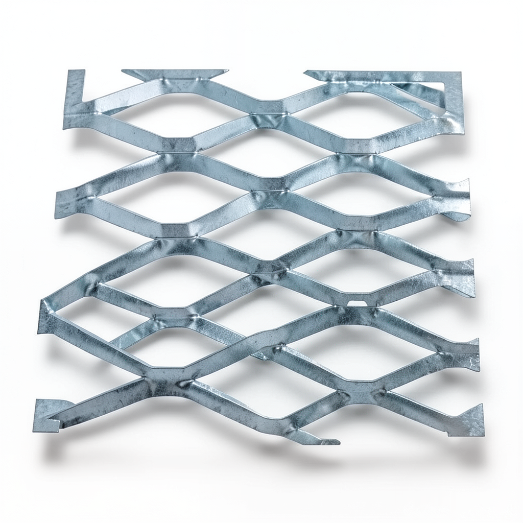 Galvanised Steel Expanded Metal Mesh Bahri Thickness 3.8 mm Width 1.22 m Length 3 m