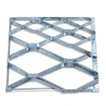 Galvanised Steel Expanded Metal Mesh Bahri 2.8 mm Thickness 1.22 m Width 5 m Length