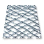 Galvanised Steel Expanded Metal Mesh Bahri Thickness 3.8 mm Width 1.22 m Length 5 m