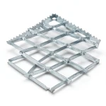 Galvanised Steel Expanded Metal Mesh Bahri Thickness 3.8 mm Width 1.22 m Length 4 m