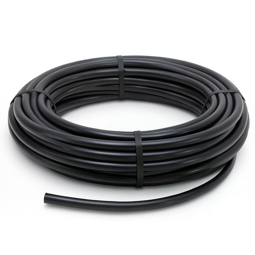 HDPE Coil Pipe Pressure 10 Bar PE 80 Size 50 mm SDR 13.6 Black