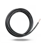 Flexible Tinned Copper Electric Wire 0.5mm² 600/1000V PVC Insulation Black Color | Al Fanar