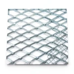 Galvanised Steel Expanded Metal Mesh Bahri Thickness 5.8 mm Width 1.22 m Length 4 m