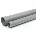 مواسير بلاستيك UPVC ضغط 20 بار SDR 13.6 مقاس 180 ملم سمك 13.3 مم لون رمادي