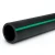 HDPE Polyethylene Pipe PN 4 Bar PE 80 225 mm SDR 33 Black with Green Stripes - Image 1